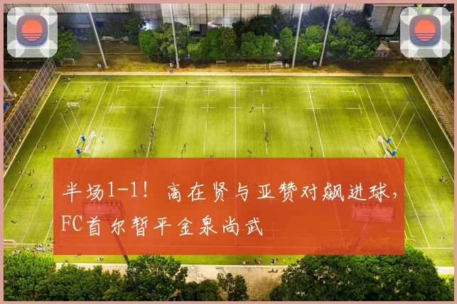半场1-1！高在贤与亚赞对飙进球，FC首尔暂平金泉尚武